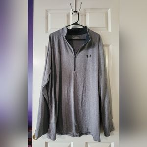 Under Armour grey pullover half zip men's Size 3X loose fit